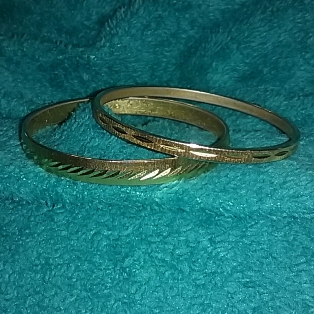 TWO Classic Monet Bangle Bracelets